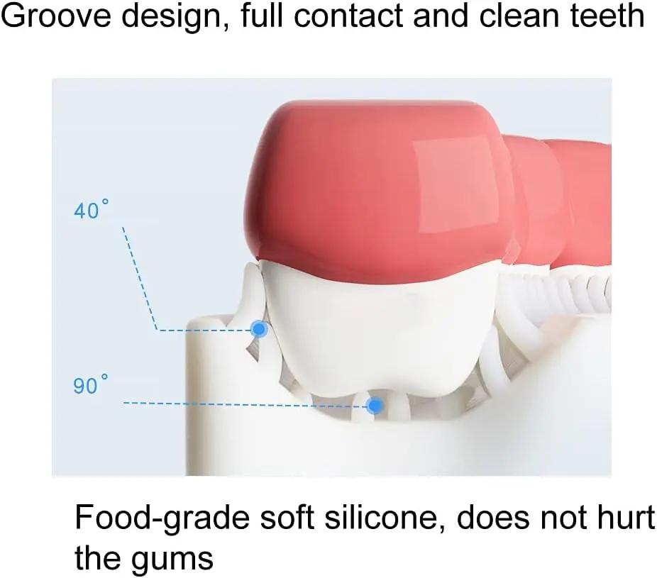 Double Trouble U-Shaped Toothbrush Duo: The Ultimate Kiddo Smile Squad for Tiny Teeth Adventures (Blue & Pink Edition)