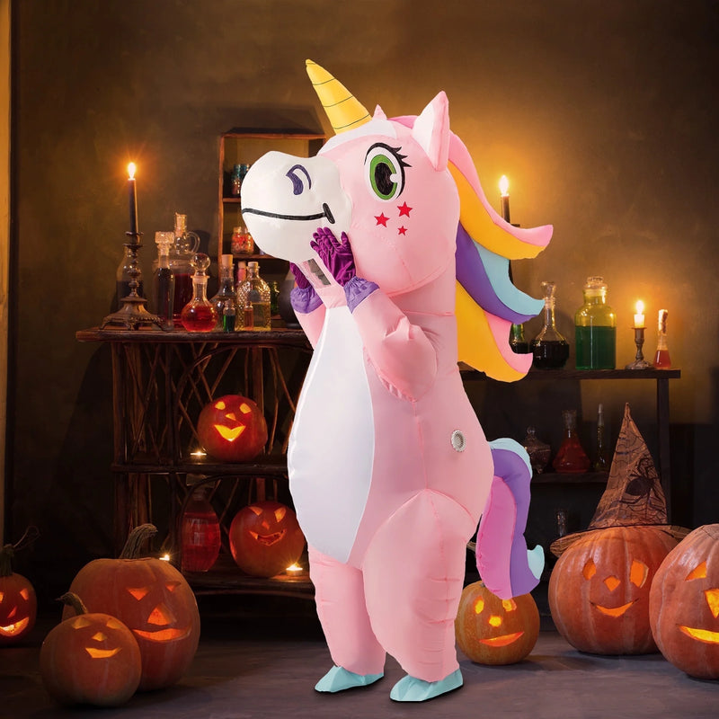 Get Ready to Stand Out in This Inflatable Unicorn Costume! Perfect for Halloween Fun! 🦄🎉