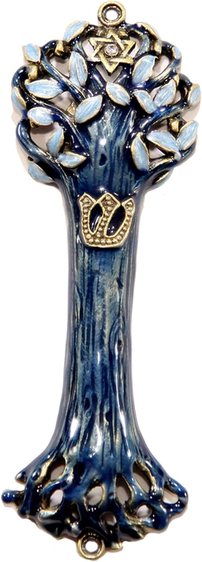 Elevate Your Space with Our Tree of Life Mezuzah Case – Perfect for Jewish Homes! 🌟💙 #BlessThisHouse #HomeDecor #JewishTradition