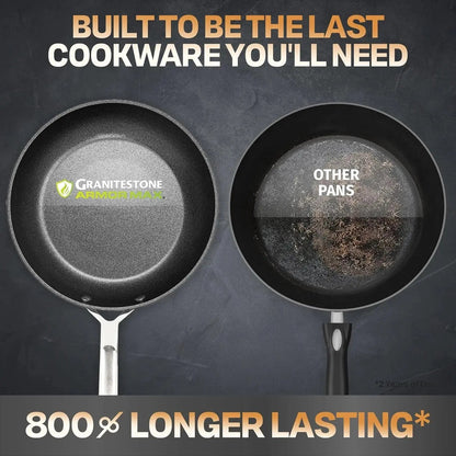 14 Pc Induction Cookware Sets, Kitchen Pots and Pans Set Non Stick, Kitchen Cookware Sets, Nonstick Cookware Set, Non Stick Pots and Pan Set, Hard Anodized, Oven and Dishwasher Safe