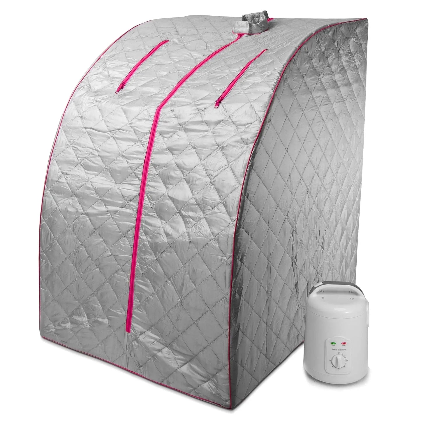 Durherm Personal Steam Sauna for Wellness, Weight Loss, Detox, Relaxation, 1 Pack, 33" X 28.5" X 39.5"