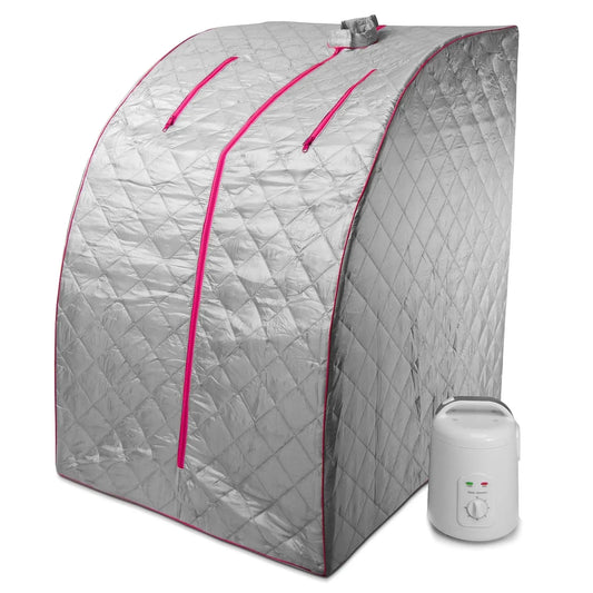 Durherm Personal Steam Sauna for Wellness, Weight Loss, Detox, Relaxation, 1 Pack, 33" X 28.5" X 39.5"
