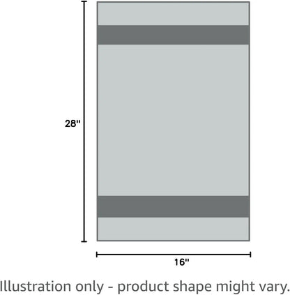 Cotton Kitchen Towels Set of 12 - Highly Absorbent, Super Soft Tea Towel with Hanging Loops - Extra Large Quick Dry Commercial Restaurant Towel (16X28 Inch - Multicolor)