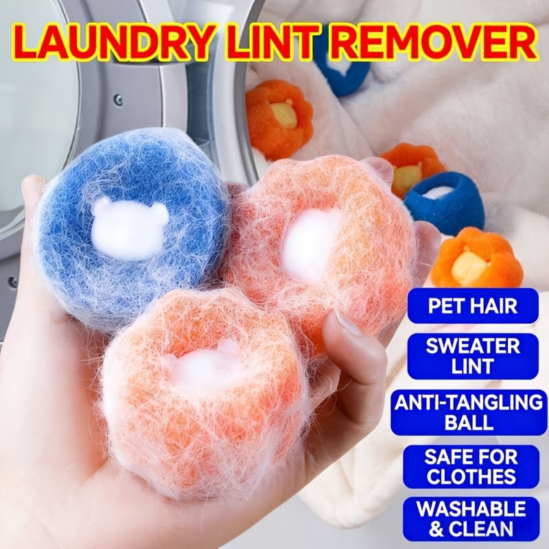 9 pcs Reusable Laundry Lint Remover Balls