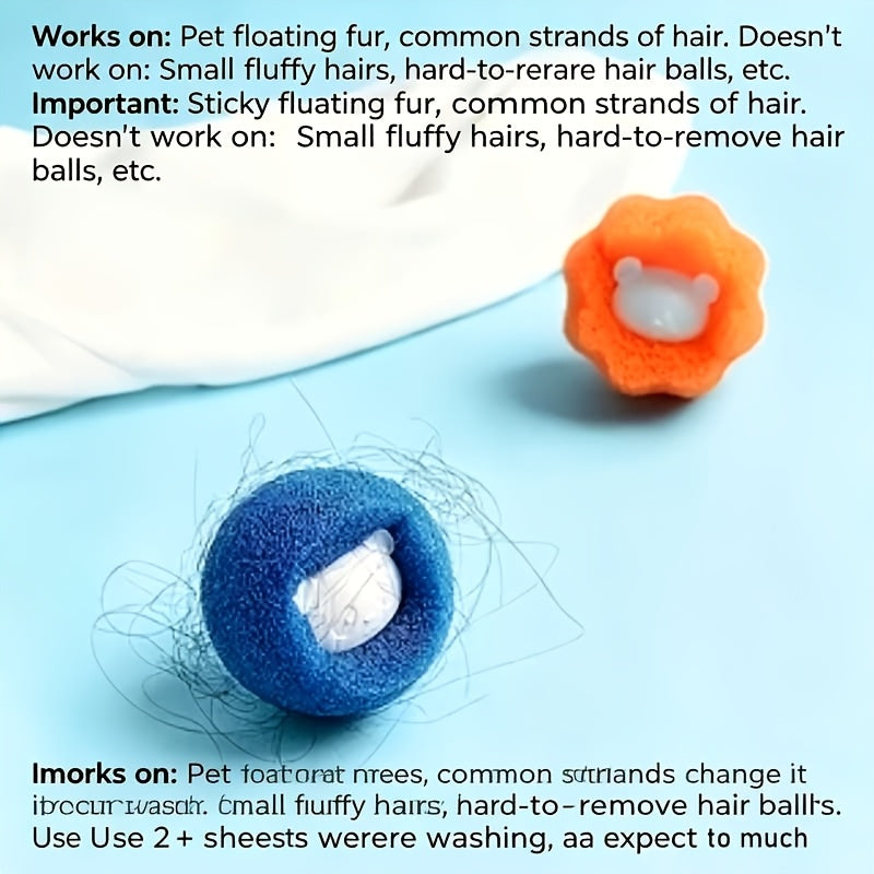 9 pcs Reusable Laundry Lint Remover Balls