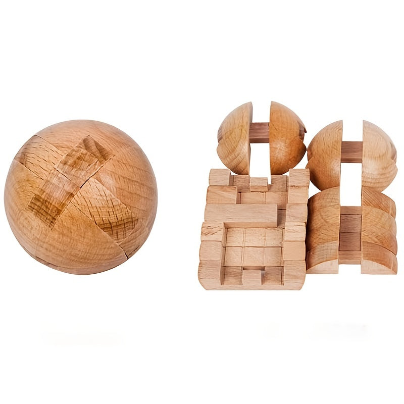 Puzzle Magic Ball | Plywood Brain Teaser
