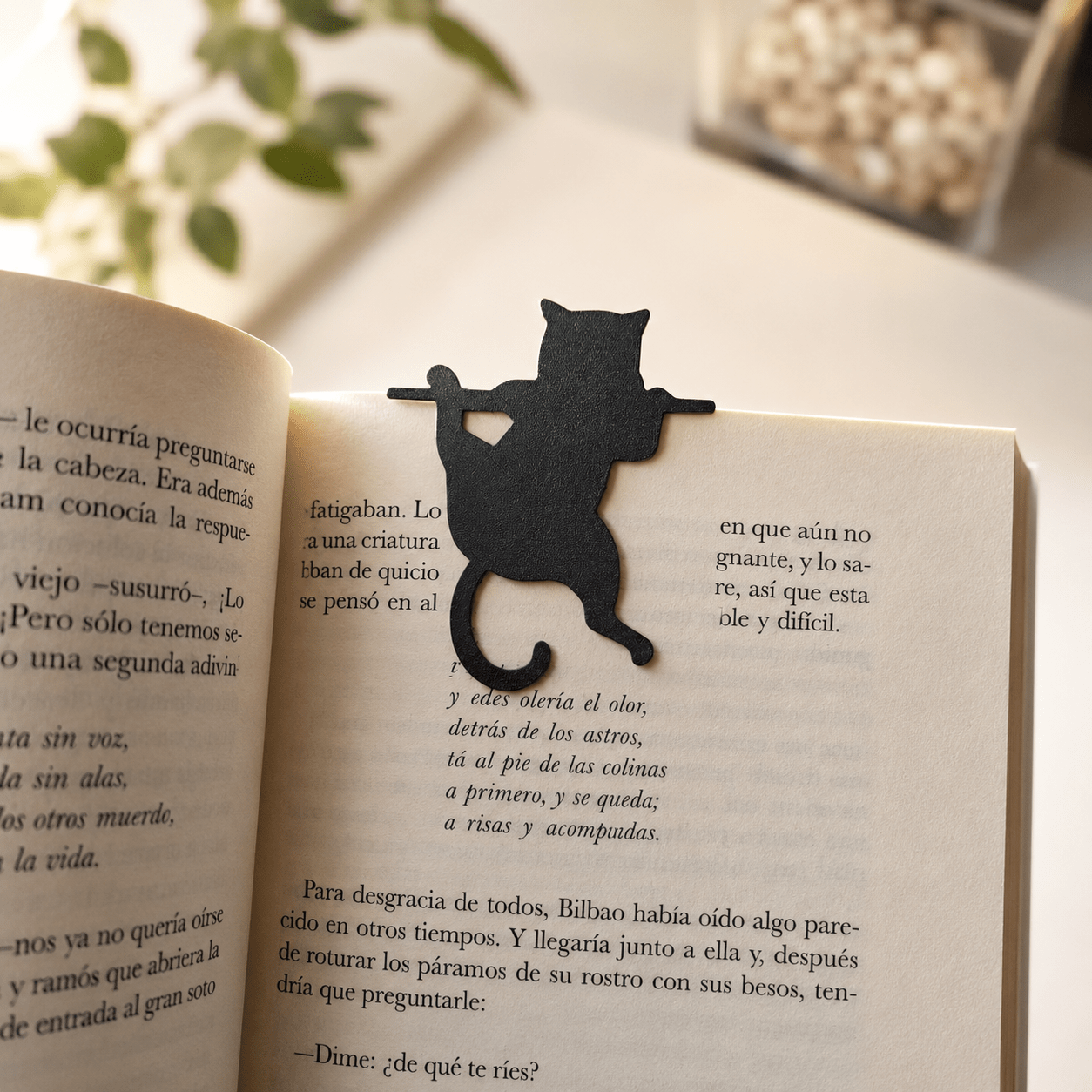 3-Pack Black Cat Bookmark Set