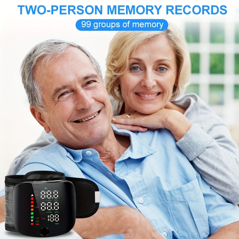 Clinical-Grade Wrist Electronic Blood Pressure Monitor Temu