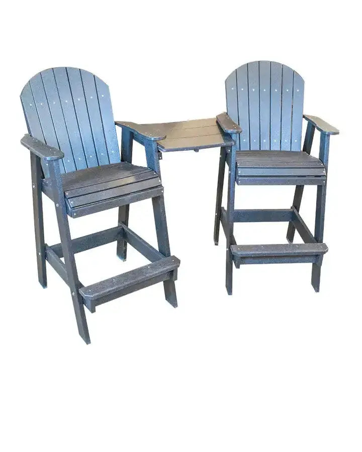 Tete-a-Tete Chair Set in Dining, Counter & Bar Heights Dutch Country Patio, LLC