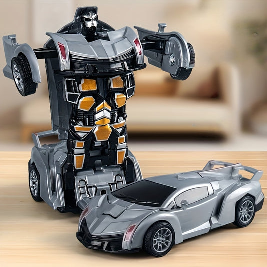 1pc Mini Transformable Robot Car Toy