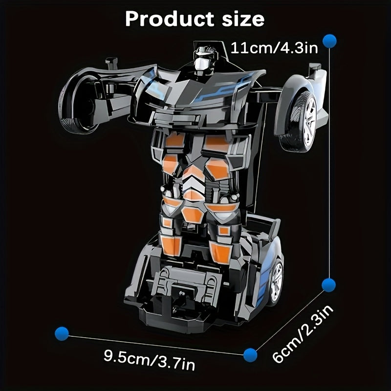 1pc Mini Transformable Robot Car Toy