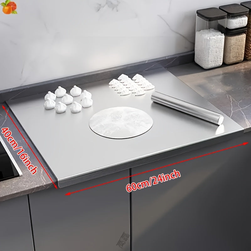 Extra Large Heavy-Duty Stainless Steel Cutting Board - 24X16 with lip Temu