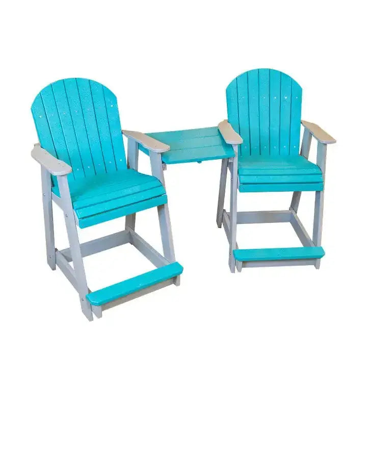 Tete-a-Tete Chair Set in Dining, Counter & Bar Heights Dutch Country Patio, LLC