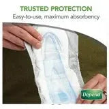 Depend Incontinence GuardsBladder Control Pads for Men, Maximum, 52 Count