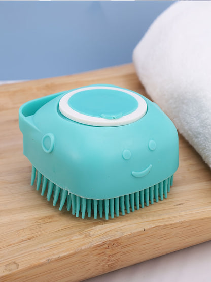 Dog Bath Brush with Soft Silicone Bristles - 2 PCS