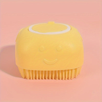 Dog Bath Brush with Soft Silicone Bristles - 2 PCS