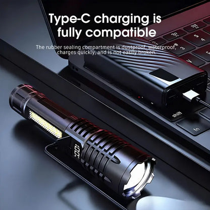 Powerful Compact Flashlight - USB C charging