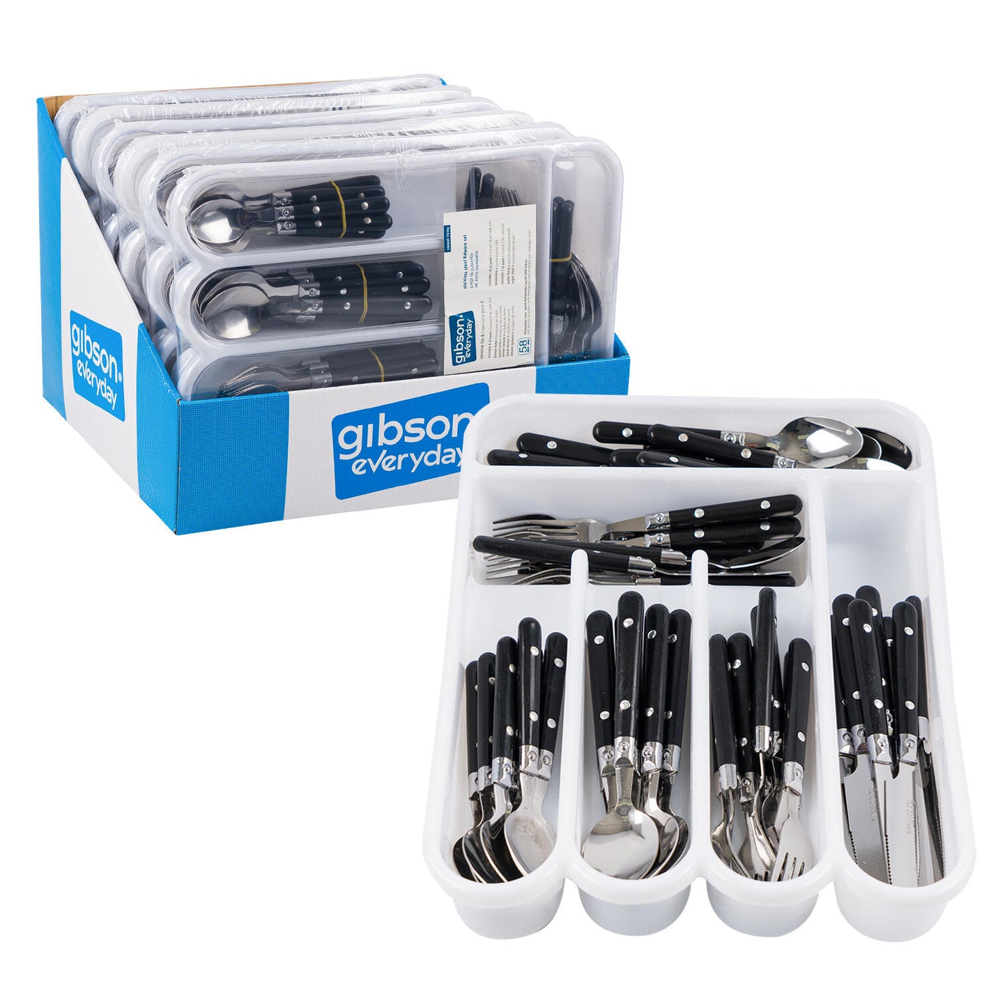 Gibson 58pc Flatware Set