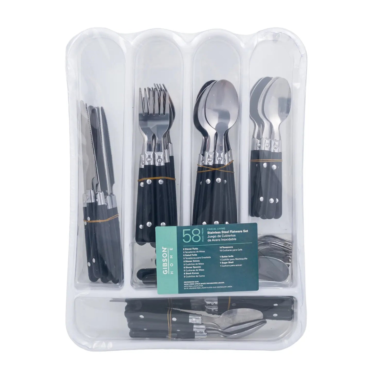 Gibson 58pc Flatware Set