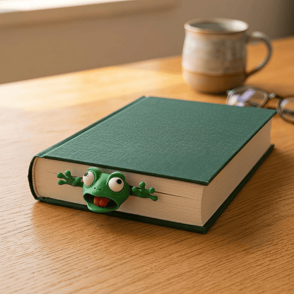 3D Frog Bookmark