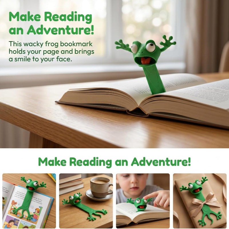 3D Frog Bookmark