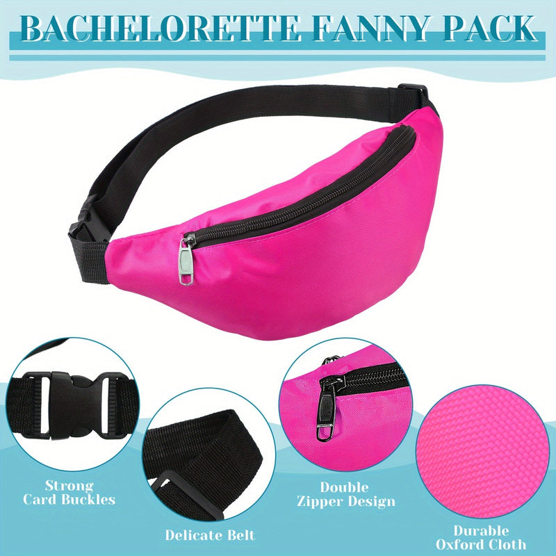 Vibrant Neon Fanny Packs - Adjustable Waist Bags for Men &amp; Women O3D