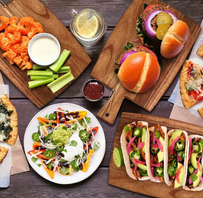 Personalized 17"x10” Wood Paddle Cutting Board – Custom Engraved Serving Gift for Weddings, Housewarmings, Corporate Events Our3Designs