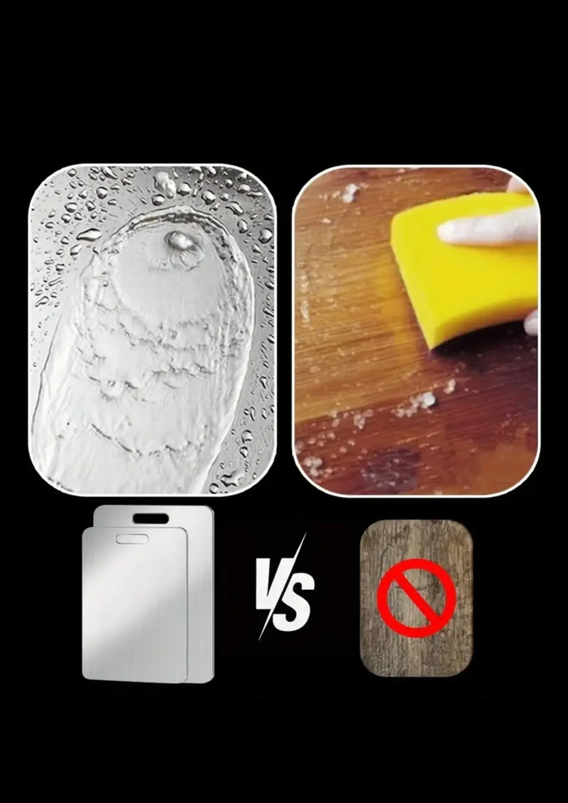 Titanium Cutting Board Metal Cutting Board Stainless Steel Cutting Board Non Porous Cutting Board Modern Kitchen Cutting Board Hygienic Our3Designs