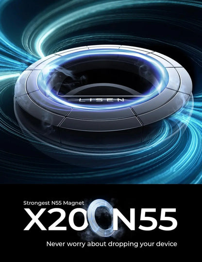 Magnetic Car Phone Holder 360° Rotation – Titanium Alloy, Dashboard Mount, Universal Fit Our3Designs