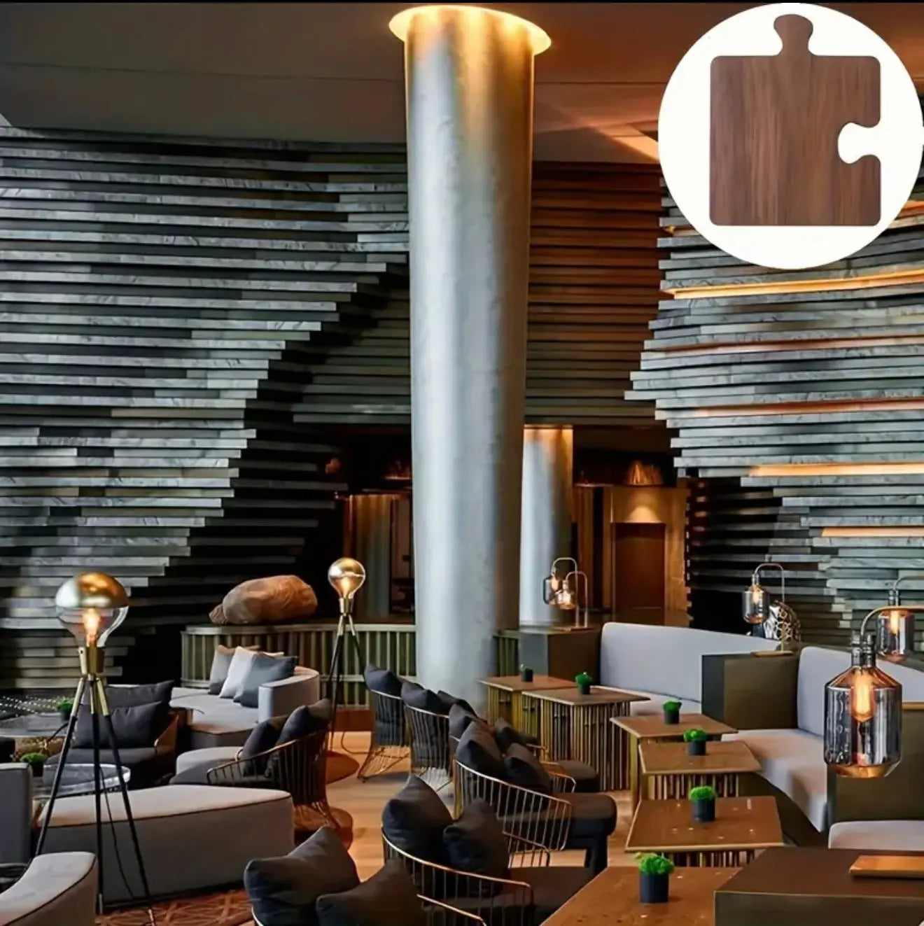 Rustic Wooden Puzzle Piece Coaster Set of 4 – Interlocking Drink Mats, Gift for Home, Bar, Office – Free Shipping Our3Designs