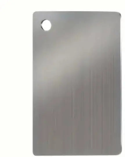 Personalized Stainless Steel Cutting Board – Custom Engraved Wedding Gift or Corporate Logo – Available in 3 Sizes – Modern & Durable - Our3Designs