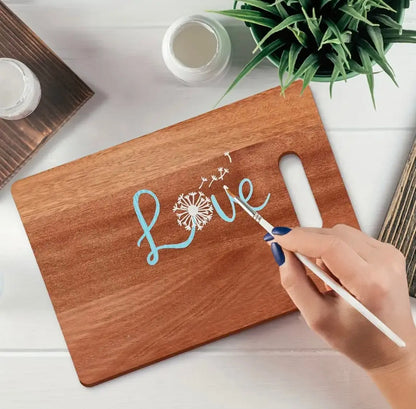 Personalized Cutting Board with Custom Logo or Name – Perfect Corporate Gift or Bridal Party Favor – Laser Engraved Keepsake Board - Our3Designs