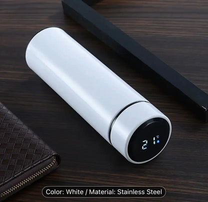 Insulated Smart Bottle w/ Touch Temp Display – Stainless Steel, 5 Colors Our3Designs