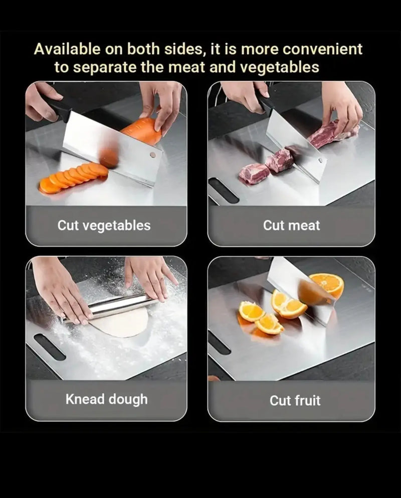 Titanium Cutting Board Metal Cutting Board Stainless Steel Cutting Board Non Porous Cutting Board Modern Kitchen Cutting Board Hygienic Our3Designs
