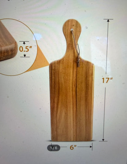 Acacia Wood Serving Tray / Cutting Board