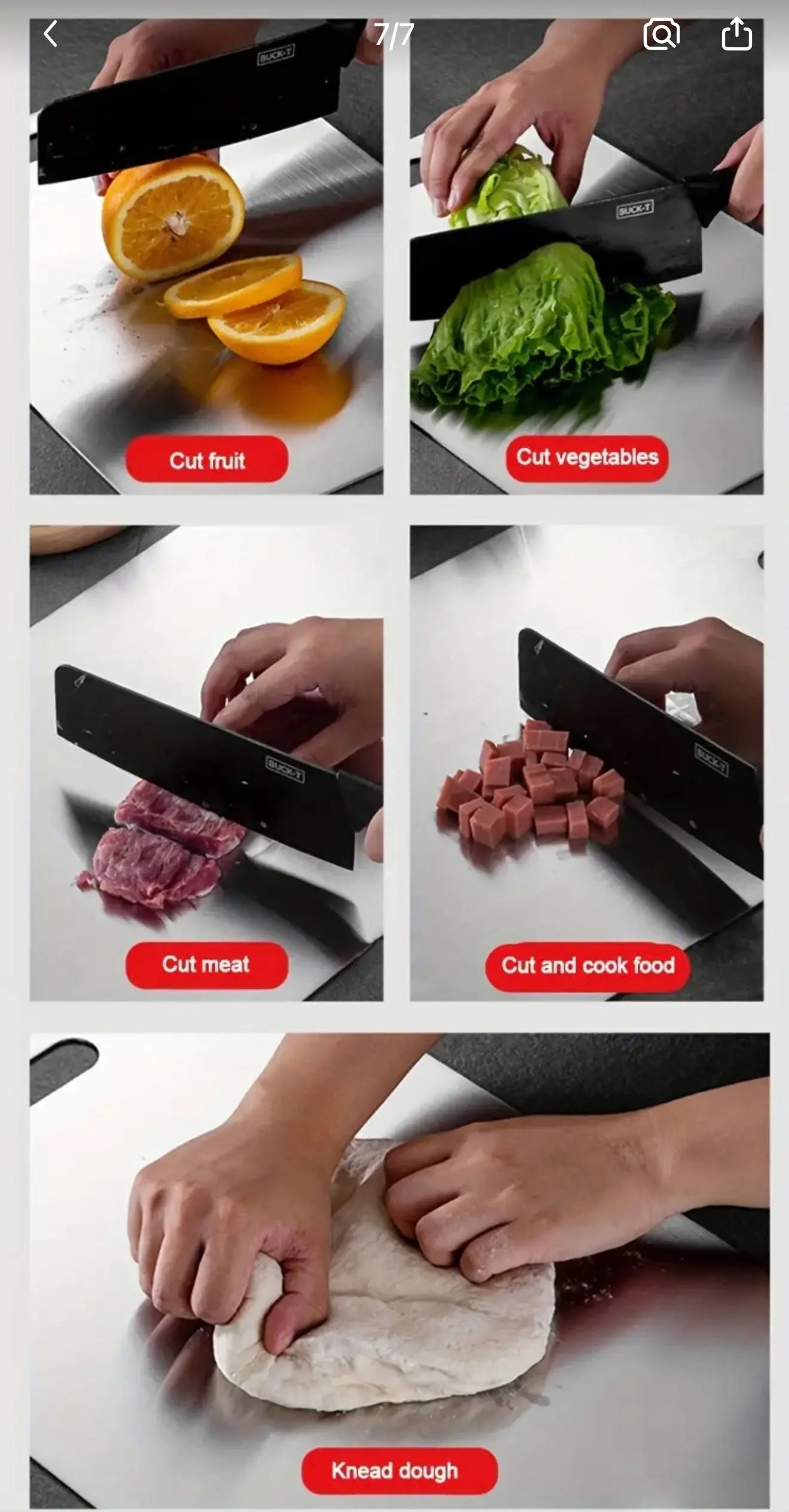 Personalized Stainless Steel Cutting Board – Custom Engraved Wedding Gift or Corporate Logo – Available in 3 Sizes – Modern & Durable - Our3Designs