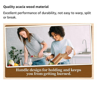 Personalized Paddle Cutting Boards – 16” Wood Charcuterie Gift Set, Custom Engraved - Our3Designs