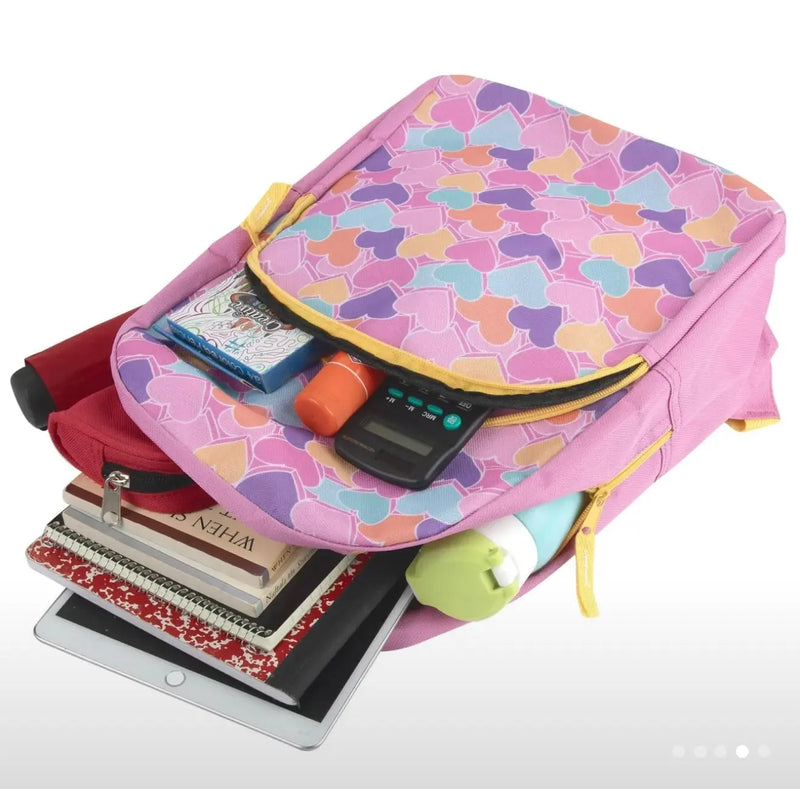 15” Kids Backpack for School – Cute Dinosaur, Unicorn, Safari & Space Designs – Lightweight & Durable Our3Designs