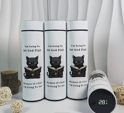 Insulated Smart Bottle w/ Touch Temp Display – Stainless Steel, 5 Colors Our3Designs