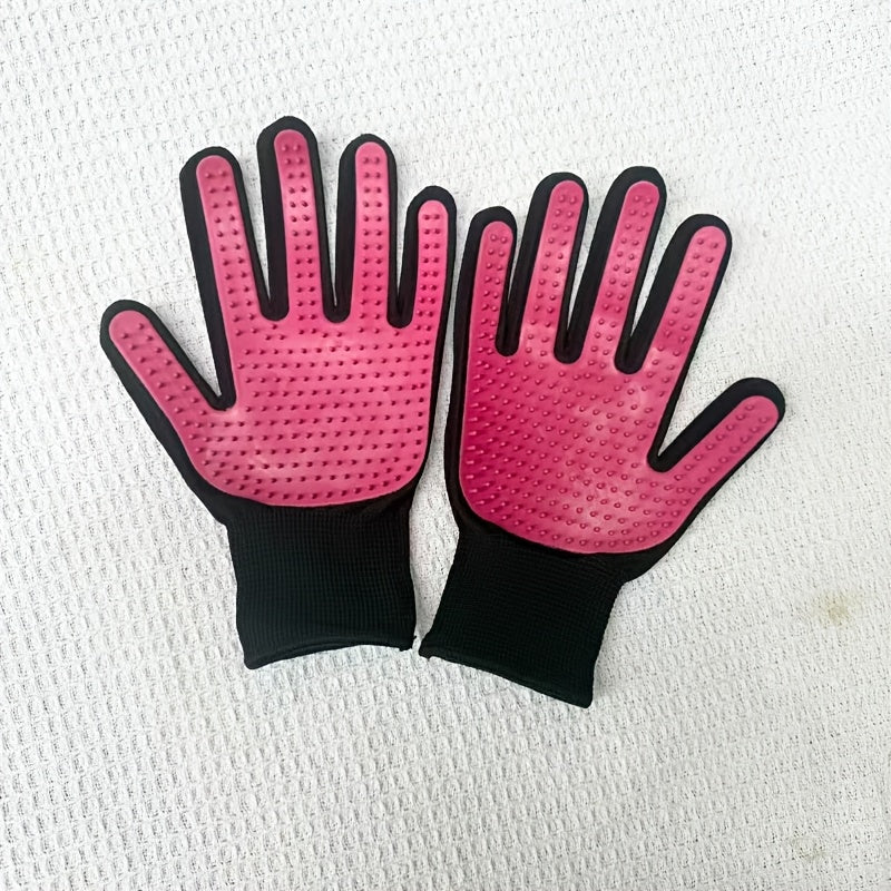 2pcs Pet Grooming Gloves