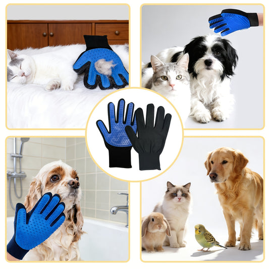 2pcs Pet Grooming Gloves