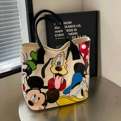 Disney Mickey Bag, Large Capacity Cute Cartoon Dog Tote Shoulder Bag Temu