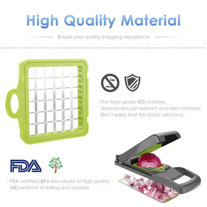 Vegetable Chopper Multifunctional Grater Cutter Kitchen Accessories Manual Fruit Slicer Potatos Shredders Cheese Onions Slicers Our3Designs