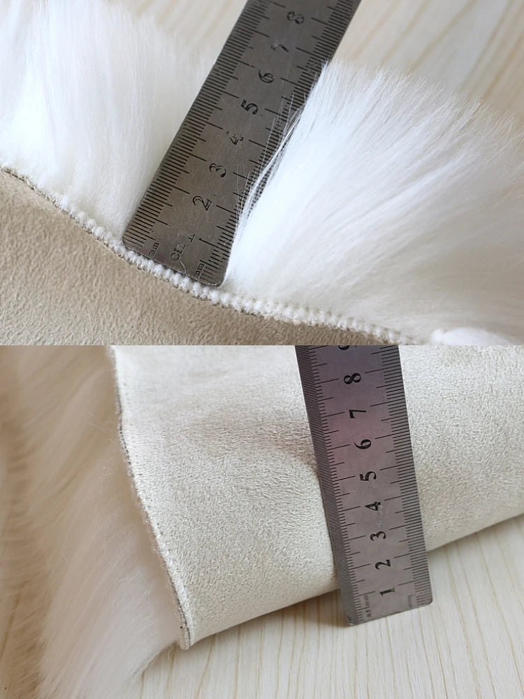 Fur Faux Sheepskin Soft Carpet Washable Seat Mats For Floor Fluffy Rugs