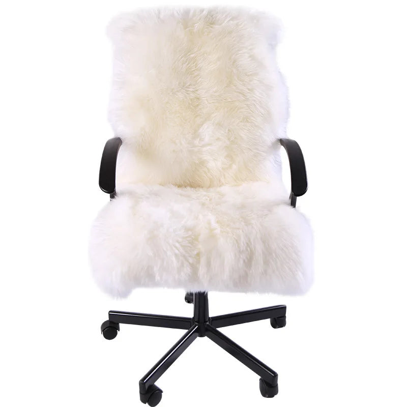 Fur Faux Sheepskin Soft Carpet Washable Seat Mats For Floor Fluffy Rugs