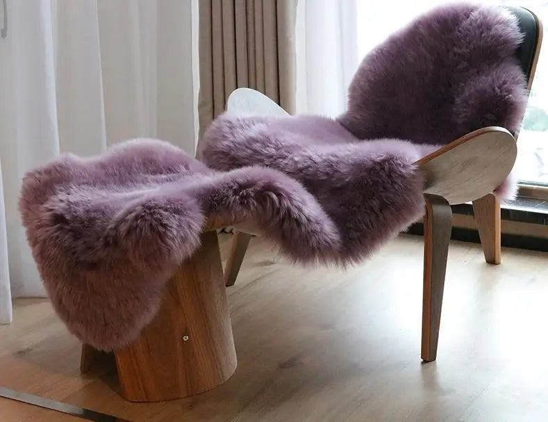 Premium Large Genuine Sheepskin Rug Natural Thick Wool Real Fur Blanket For Livingroom Bedroom Area Rugs Sheep Skin Pelt