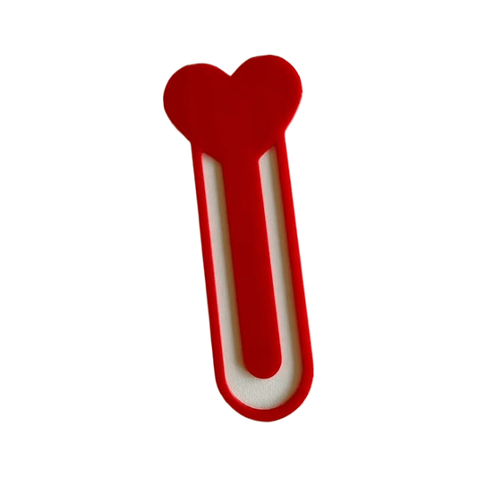 Heart-Shaped Bookmark