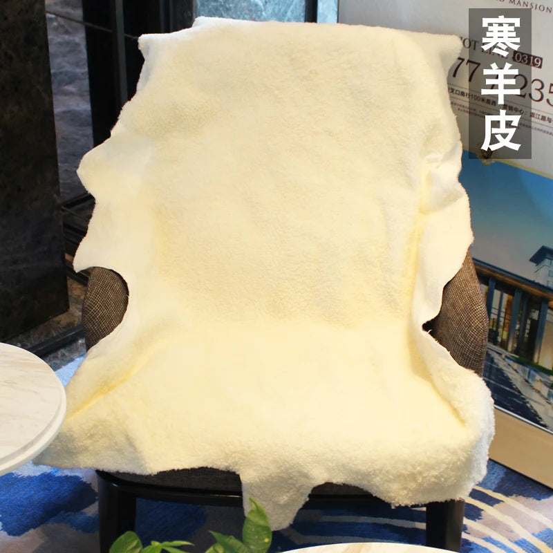 MUZZI Chair Cover Warm Hairy Carpet Seat Pad long Skin
