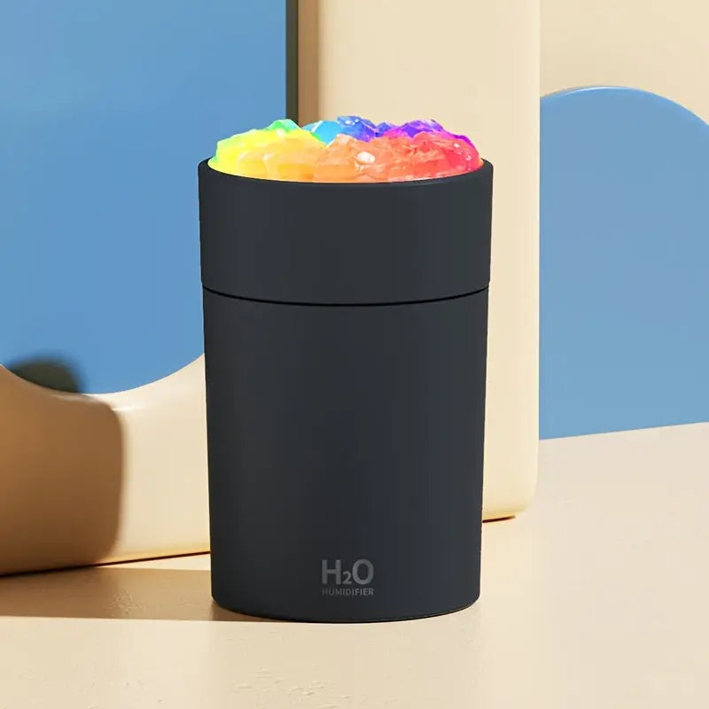 USB Humidifier and Aromatherapy Diffuser with Color-Changing Lamp