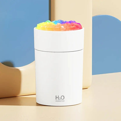 USB Humidifier and Aromatherapy Diffuser with Color-Changing Lamp